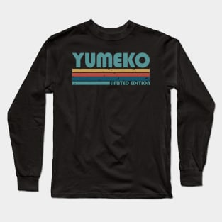 Proud Limited Edition Yumeko Name Personalized Retro Styles Long Sleeve T-Shirt